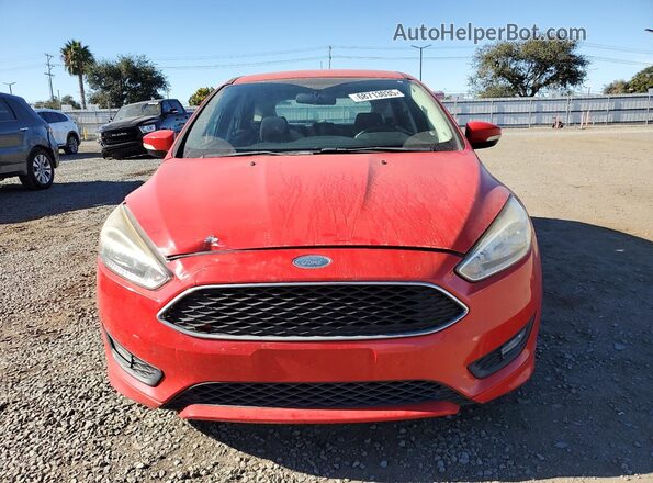 1FADP3K26GL376391 2016 FORD FOCUS Red Front view