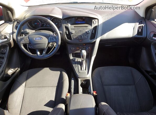 1FADP3K26GL376391 2016 FORD FOCUS Red Dashboard view