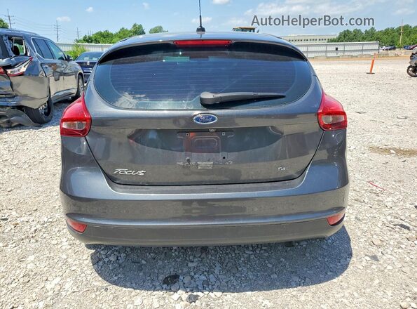 1FADP3K26HL217906 2017 FORD FOCUS Gray Widok z tyłu