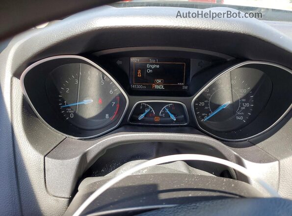 1FADP3K26HL217906 2017 FORD FOCUS Gray Widok zestawu wskaźników