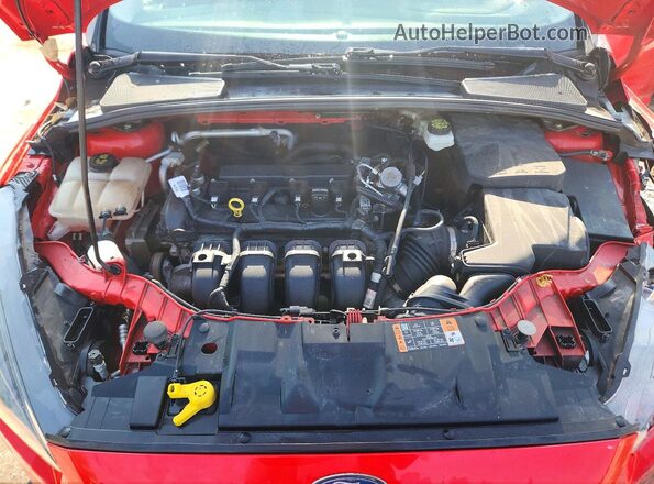 1FADP3K26HL313034 2017 FORD FOCUS Burgundy Вид задньої частини салону
