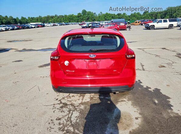 1FADP3K26HL313034 2017 FORD FOCUS Burgundy Вид ззаду