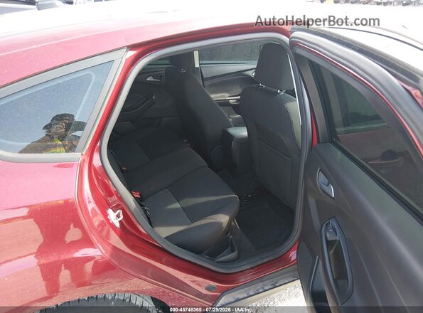 1FADP3K26HL347801 2017 FORD FOCUS Red VIN კოდის სტიკერის ხედი