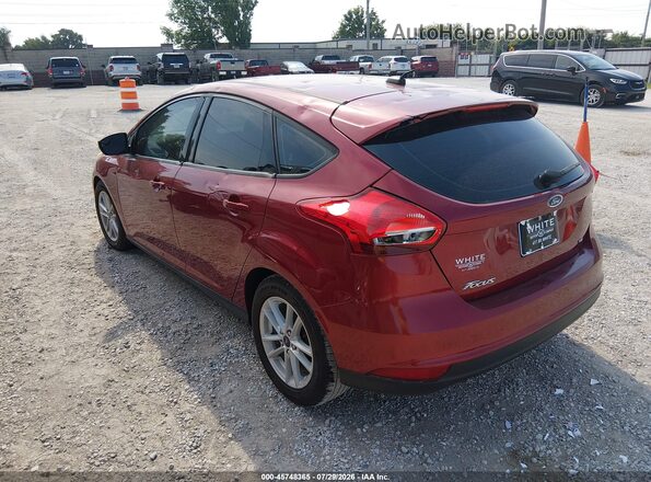 1FADP3K26HL347801 2017 FORD FOCUS Red უკანა მარცხენა