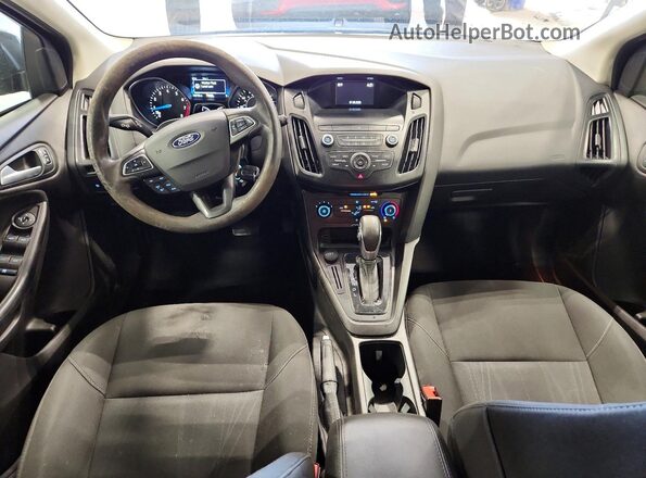 1FADP3K26JL202697 2018 FORD FOCUS Gray Вид панелі приладів