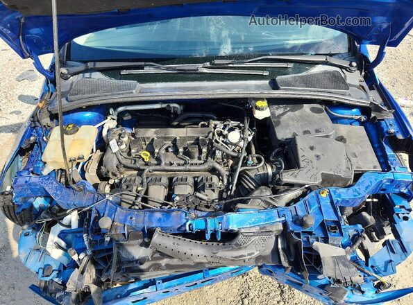 1FADP3K26JL214462 2018 FORD FOCUS Blue უკანა სალონის ხედი