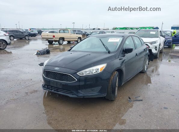 1FADP3K26JL217345 2018 FORD FOCUS Black წინა მარცხენა ხედი სამი მეოთხედიდან
