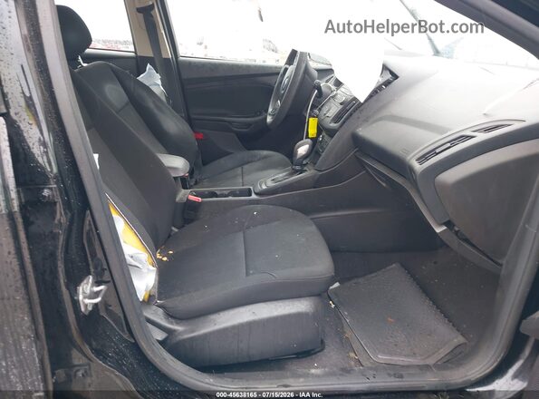 1FADP3K26JL217345 2018 FORD FOCUS Black წინა სალონის ხედი