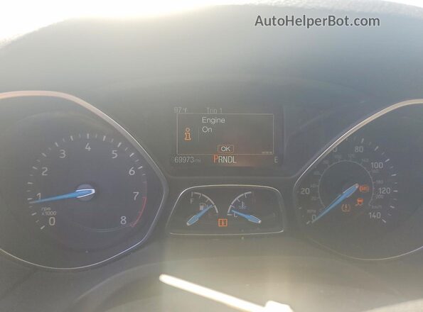 1FADP3K26JL304520 2018 FORD FOCUS Silver Սարքավորումների վահանակի տեսք