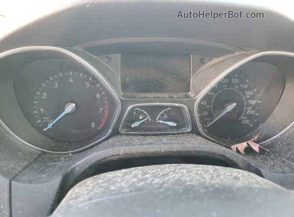 1FADP3K27GL200255 2016 FORD FOCUS Black Widok zestawu wskaźników