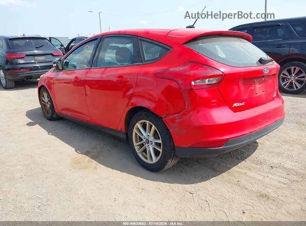 1FADP3K27GL216570 2016 FORD FOCUS Red Trasero izquierdo