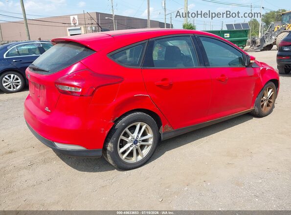 1FADP3K27GL216570 2016 FORD FOCUS Red Trasero derecho