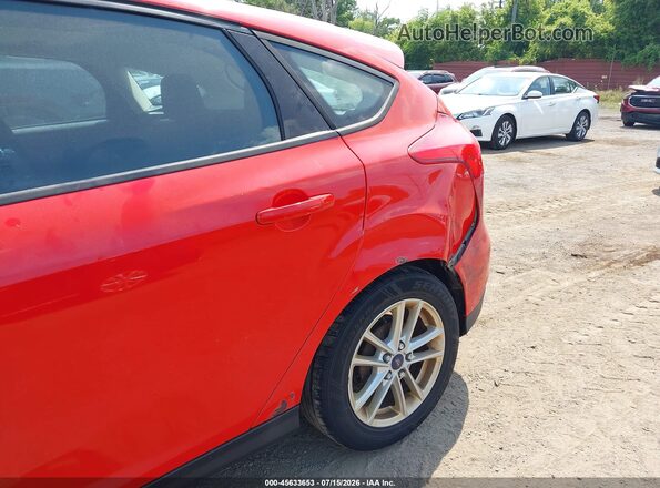 1FADP3K27GL216570 2016 FORD FOCUS Red Vista interior trasera