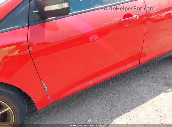 1FADP3K27GL216570 2016 FORD FOCUS Red Vista del cuadro de instrumentos
