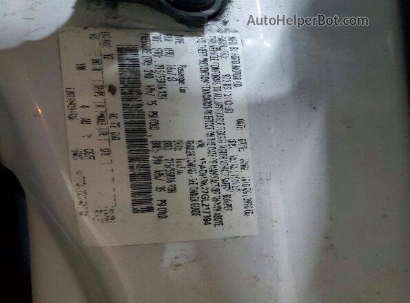 1FADP3K27GL217394 2016 FORD FOCUS White Engine compartment view