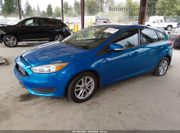 1FADP3K27GL234664 2016 FORD FOCUS Blue წინა მარცხენა ხედი სამი მეოთხედიდან