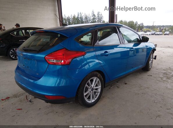 1FADP3K27GL234664 2016 FORD FOCUS Blue უკანა მარჯვენა