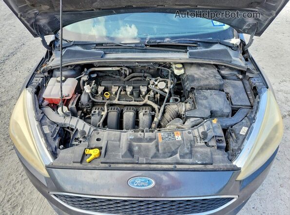 1FADP3K27HL307713 2017 FORD FOCUS Gray Widok wnętrza z tyłu
