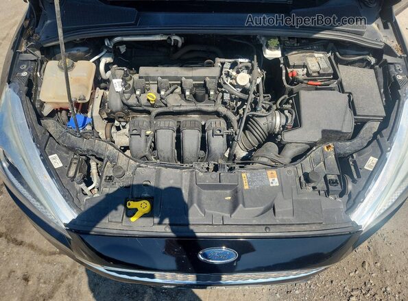 1FADP3K27HL335785 2017 FORD FOCUS Black Rear interior view