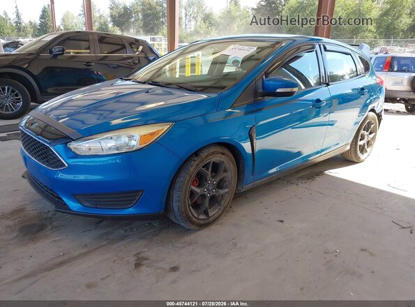 1FADP3K28GL255006 2016 FORD FOCUS Blue წინა მარცხენა ხედი სამი მეოთხედიდან