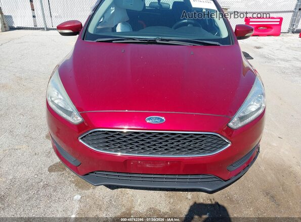 1FADP3K28GL274882 2016 FORD FOCUS Red Вид щитка приладів