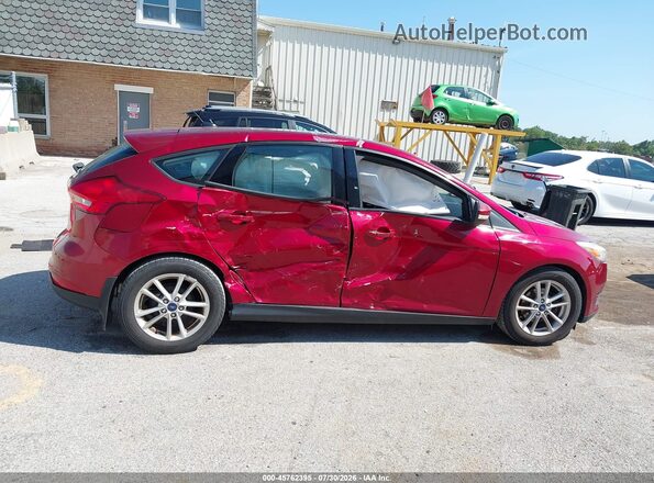 1FADP3K28GL274882 2016 FORD FOCUS Red Вид задньої частини салону