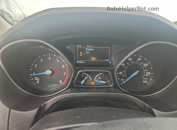1FADP3K28GL315186 2016 FORD FOCUS Silver ხელსაწყოთა პანელის ხედი