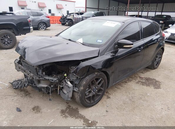 1FADP3K28GL316158 2016 FORD FOCUS Black წინა მარცხენა ხედი სამი მეოთხედიდან