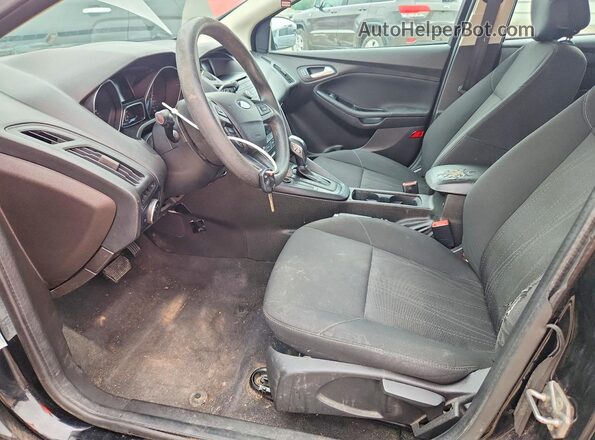 1FADP3K28GL391278 2016 FORD FOCUS Black Front interior view