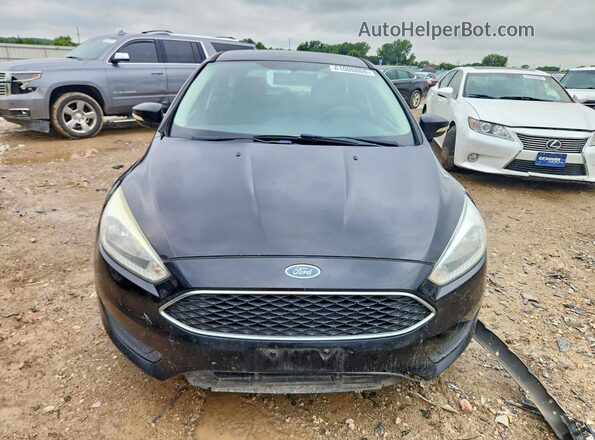 1FADP3K28GL391278 2016 FORD FOCUS Black Front view