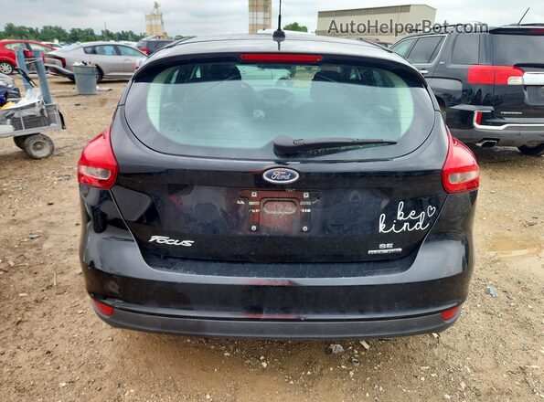 1FADP3K28GL391278 2016 FORD FOCUS Black Rear view