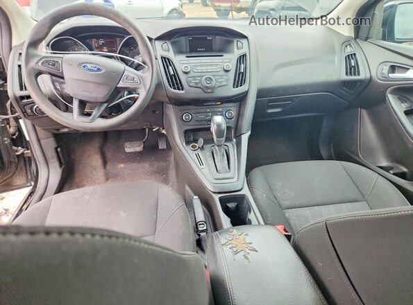 1FADP3K28GL391278 2016 FORD FOCUS Black Dashboard view