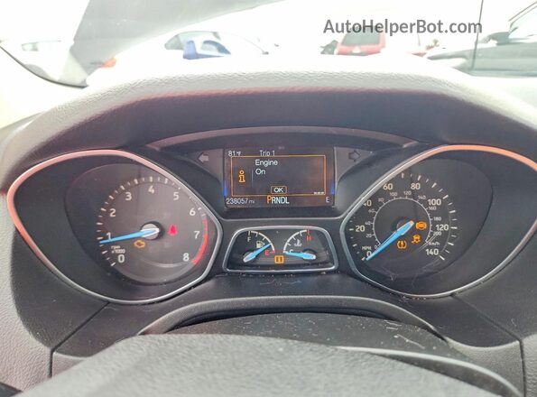 1FADP3K28GL391278 2016 FORD FOCUS Black Instrument cluster view