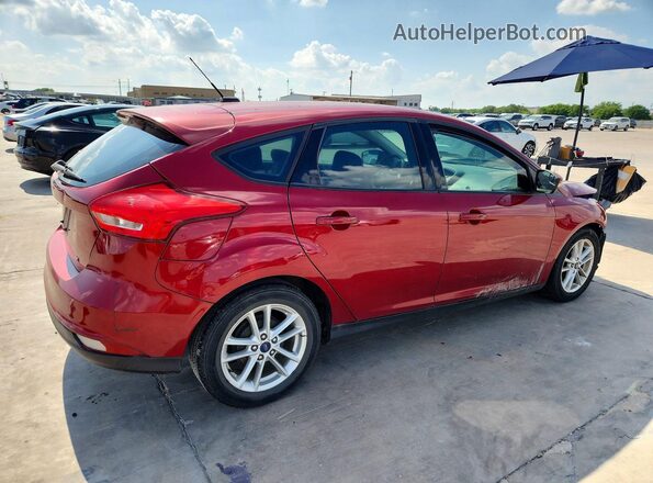 1FADP3K28HL210150 2017 FORD FOCUS Красный Задняя правая четверть