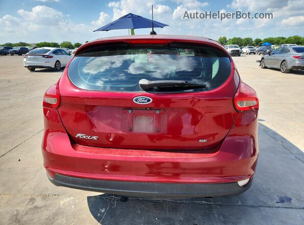 1FADP3K28HL210150 2017 FORD FOCUS Красный Вид сзади