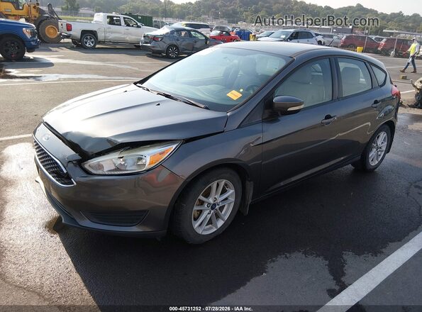 1FADP3K28HL232195 2017 FORD FOCUS Gray Vista tres cuartos delantera izquierda