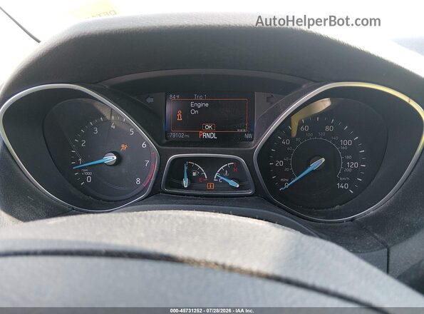 1FADP3K28HL232195 2017 FORD FOCUS Gray Vista de los asientos traseros