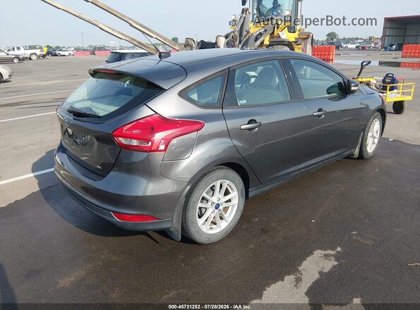 1FADP3K28HL232195 2017 FORD FOCUS Gray Trasero derecho