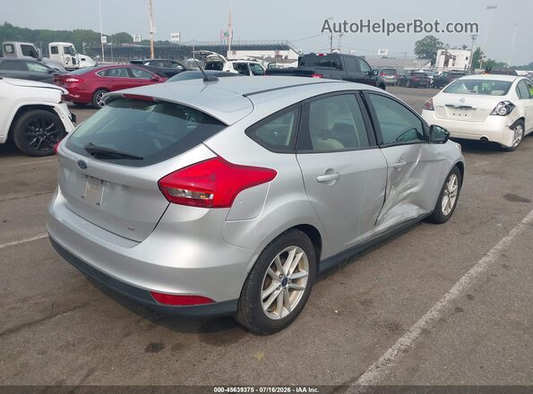 1FADP3K28JL225365 2018 FORD FOCUS Silver Задня права чверть