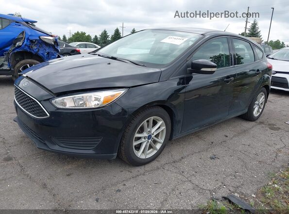 1FADP3K28JL258673 2018 FORD FOCUS Black წინა მარცხენა ხედი სამი მეოთხედიდან