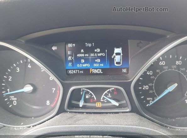 1FADP3K28JL258673 2018 FORD FOCUS Black უკანა სავარძლების ხედი
