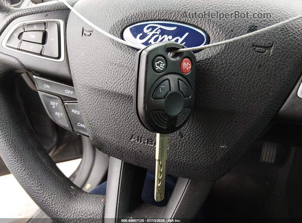 1FADP3K28JL292838 2018 FORD FOCUS Gray Առջևի վահանակի տեսք
