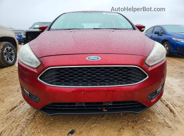 1FADP3K29GL232088 2016 FORD FOCUS Red Widok z przodu