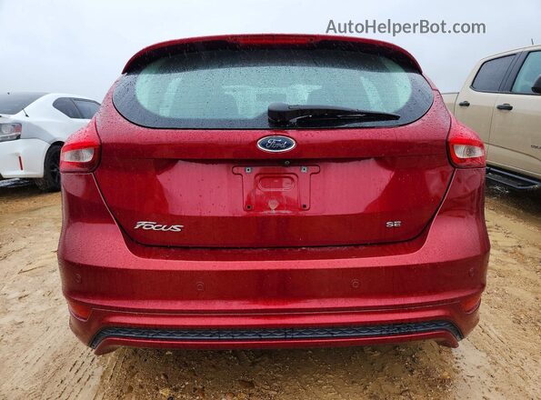 1FADP3K29GL232088 2016 FORD FOCUS Red Widok z tyłu