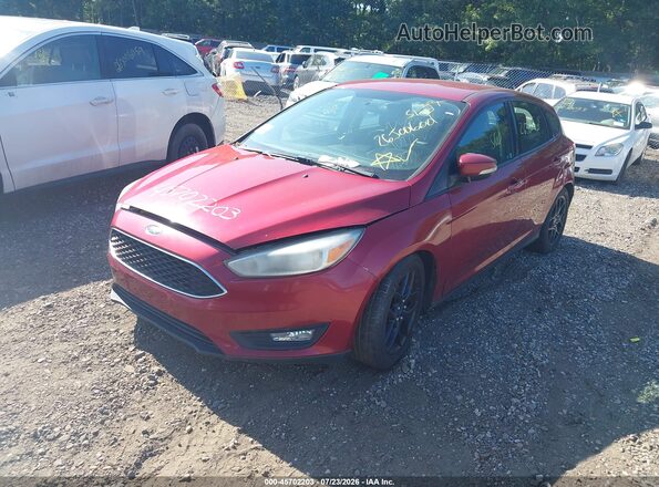 1FADP3K29GL240630 2016 FORD FOCUS Red წინა მარცხენა ხედი სამი მეოთხედიდან
