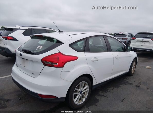1FADP3K29JL226251 2018 FORD FOCUS White Trasero derecho