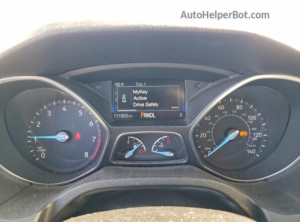 1FADP3K29JL251084 2018 FORD FOCUS Gray Widok zestawu wskaźników