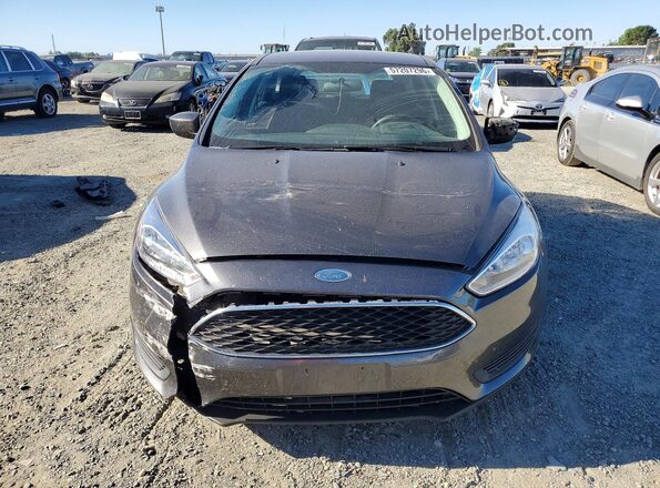 1FADP3K29JL251084 2018 FORD FOCUS Gray Widok z przodu