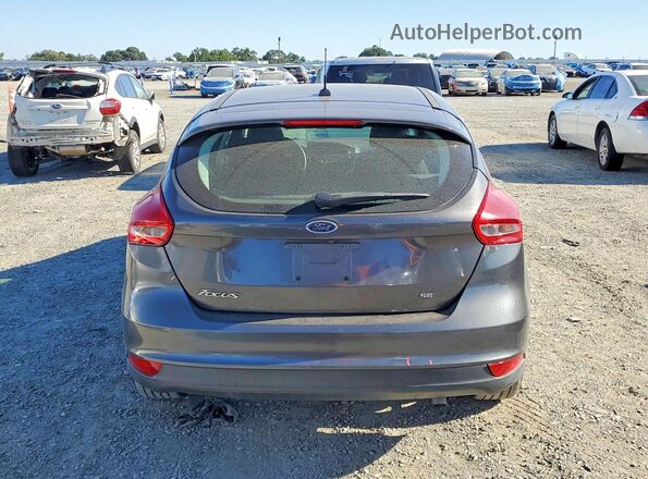 1FADP3K29JL251084 2018 FORD FOCUS Gray Widok z tyłu