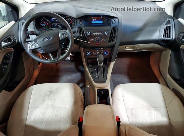 1FADP3K29JL298776 2018 FORD FOCUS White Widok deski rozdzielczej
